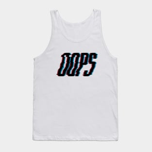 OOPS Retro Glitch Tank Top